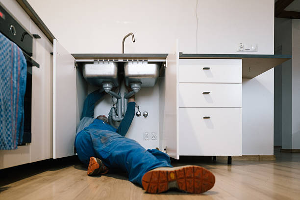 Professional Drain Cleaning technician working in Richland, GA